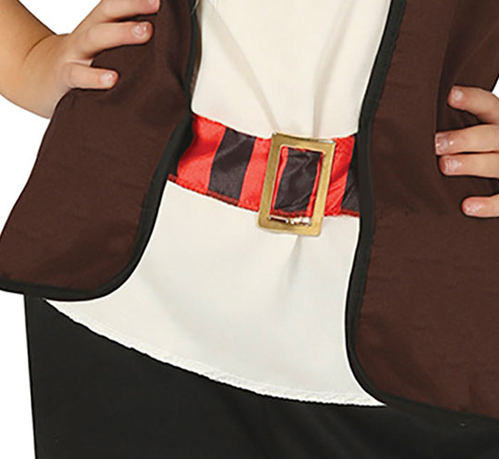 Merirosvo puku ruskea tyttö