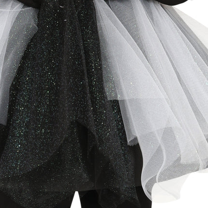 Luuranko Halloween mekko Ladies Musta