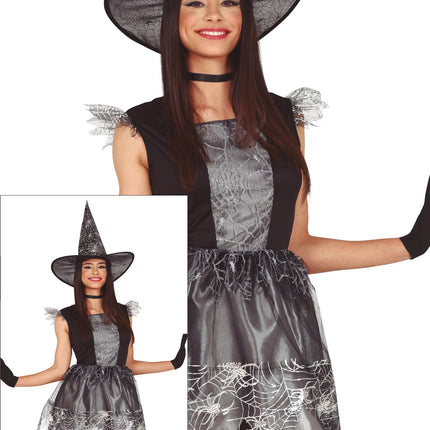 Noita Halloween puku Ladies Silver