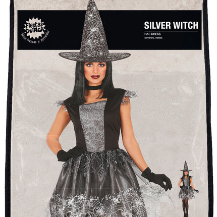 Noita Halloween puku Ladies Silver