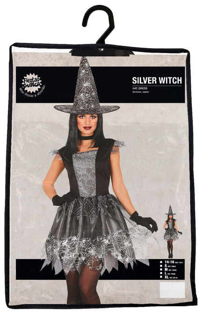 Noita Halloween puku Ladies Silver
