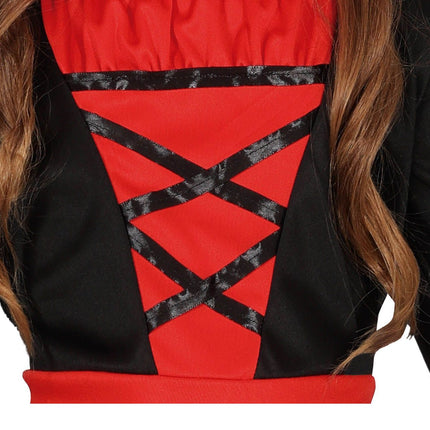 Vampyyri Halloween puku tyttö musta