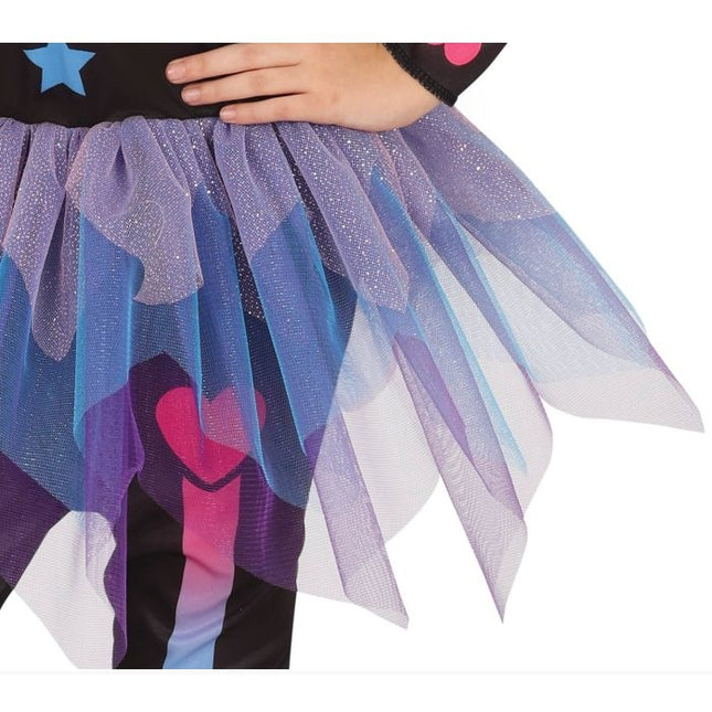 Luuranko Halloween puku tyttö vaaleanpunainen