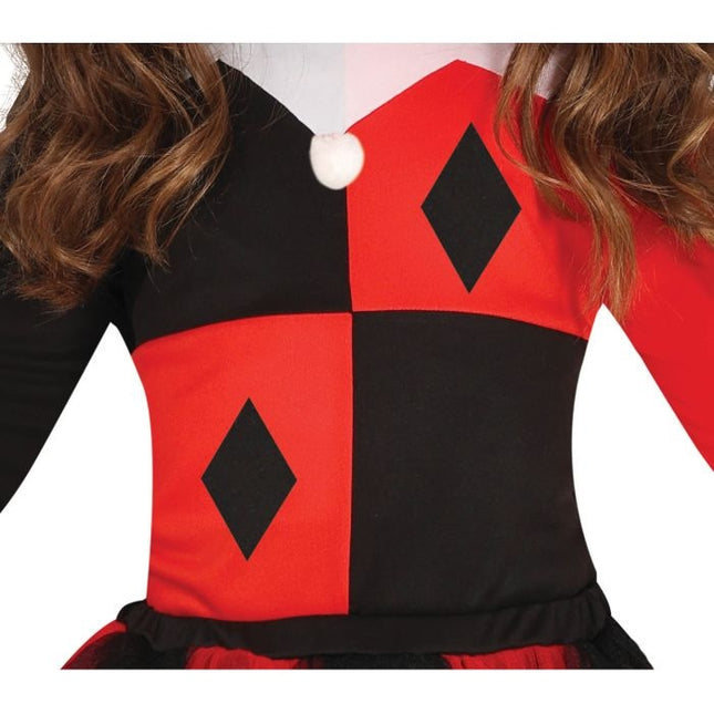 Harlekiini Halloween puku tyttö