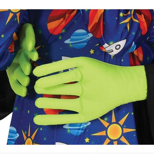 Alien Halloween puku lapsi kantaa minua