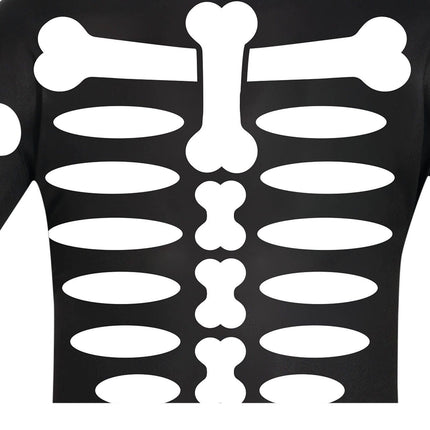 Luuranko Halloween puku lapsi valkoinen musta