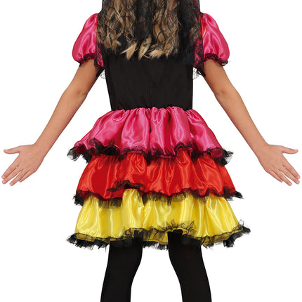 Dia De Los Muertos Jurk Meisje Skelet