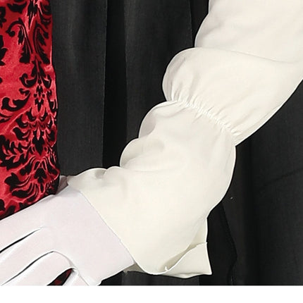 Vampyyri Halloween puku miehet punainen valkoinen