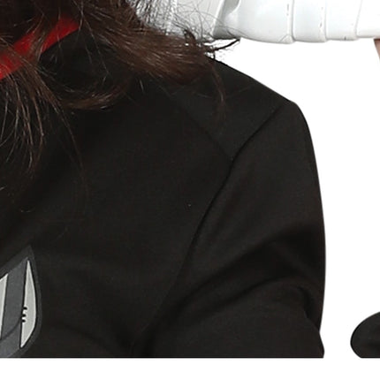 Jääkiekko Halloween puku Ladies Punainen Musta