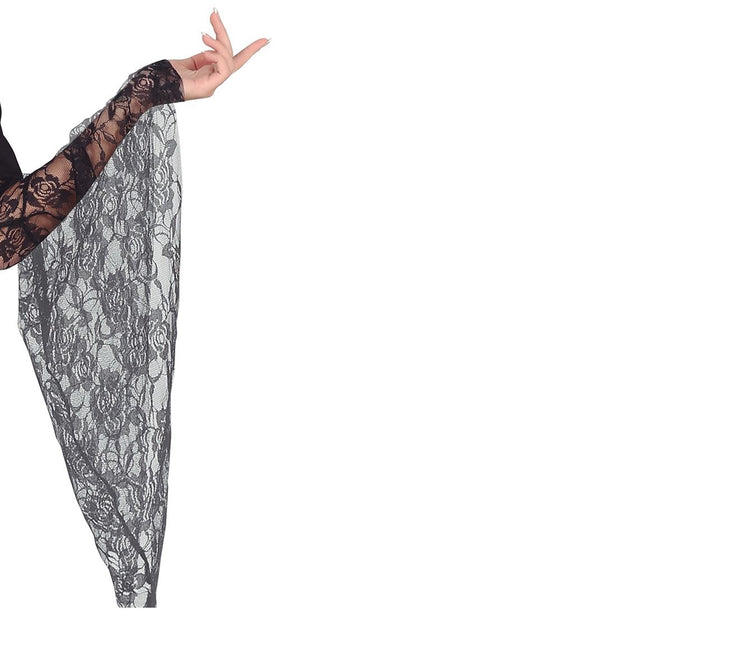 Gothic Halloween puku Ladies Musta