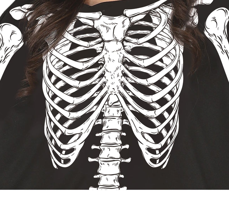 Luuranko Halloween Poncho Ladies