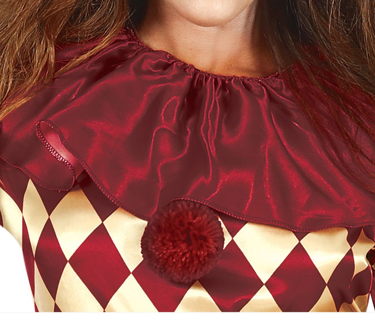 Kauhu pelle Halloween puku Ladies punainen kultainen