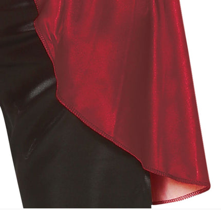 Kauhu pelle Halloween puku Ladies punainen kultainen