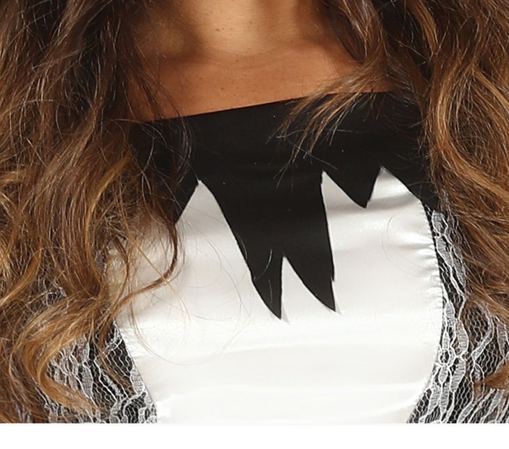 Ghost Bride Halloween puku Ladies Musta