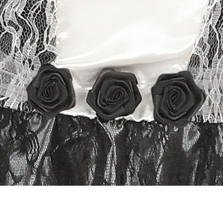 Ghost Bride Halloween puku Ladies Musta