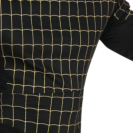 Spiderman puku miehet musta