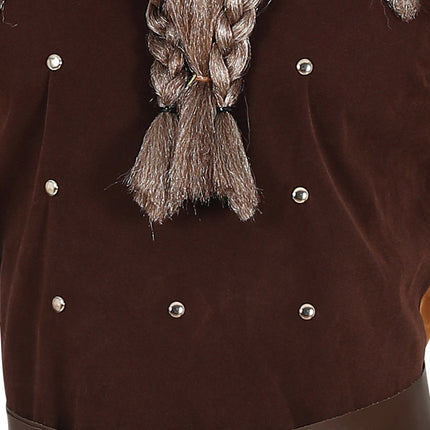 Viikinki puku miehet ruskea