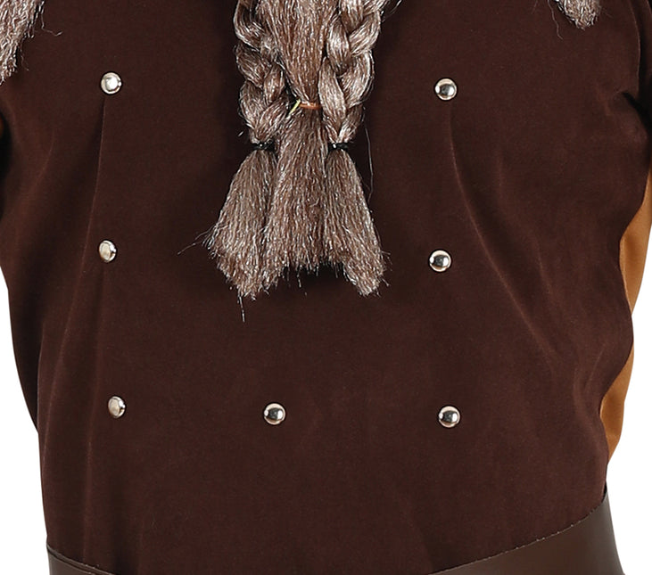 Viikinki puku miehet ruskea