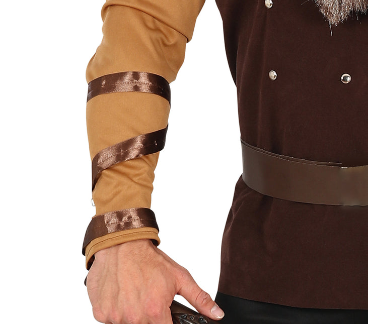 Viikinki puku miehet ruskea