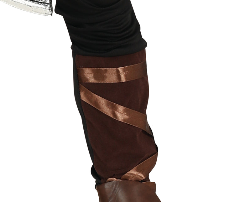 Viikinki puku miehet ruskea