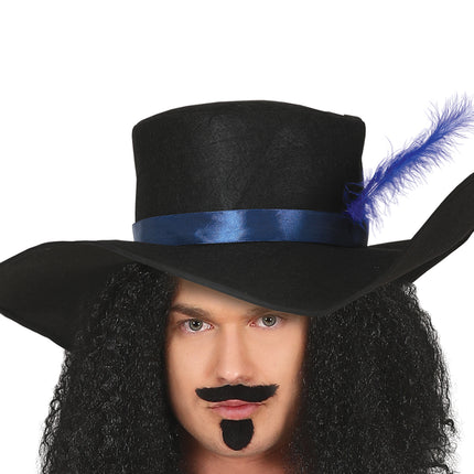 Muskettisoturi puku miehet sininen