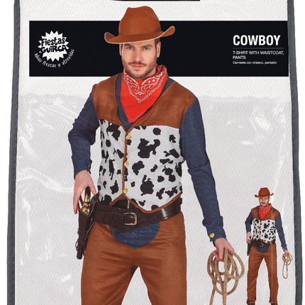 Cowboy puku miehet ruskea