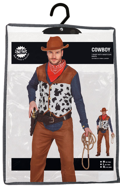 Cowboy puku miehet ruskea