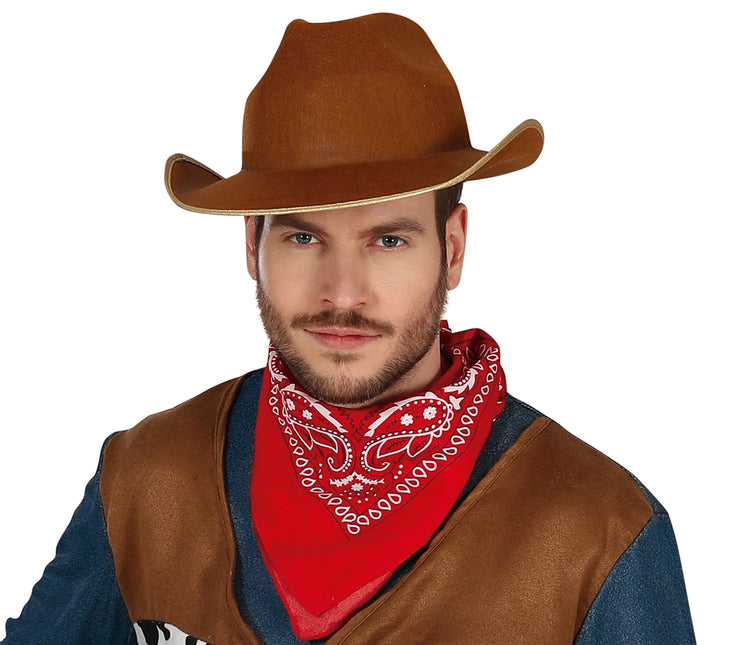 Cowboy puku miehet ruskea