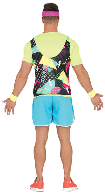 Urheilija puku miehet värillinen