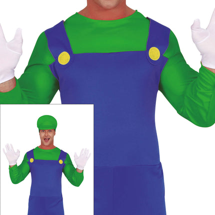 Super Mario puku miesten Luigi