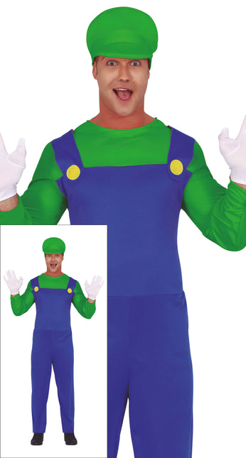 Super Mario puku miesten Luigi