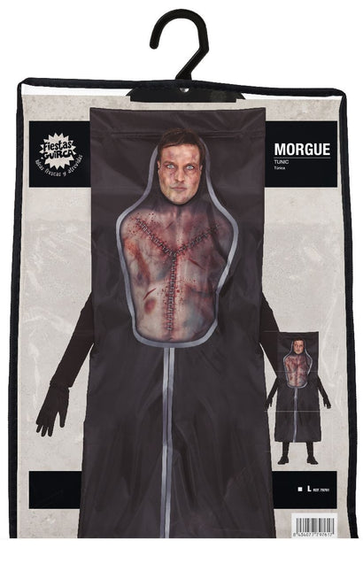 ruumis laukku Halloween puku musta L