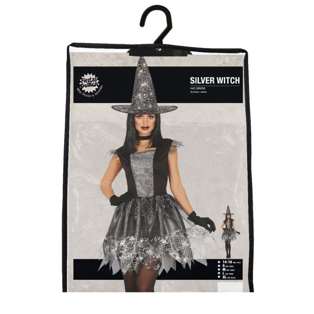 Noita Halloween puku Ladies Silver
