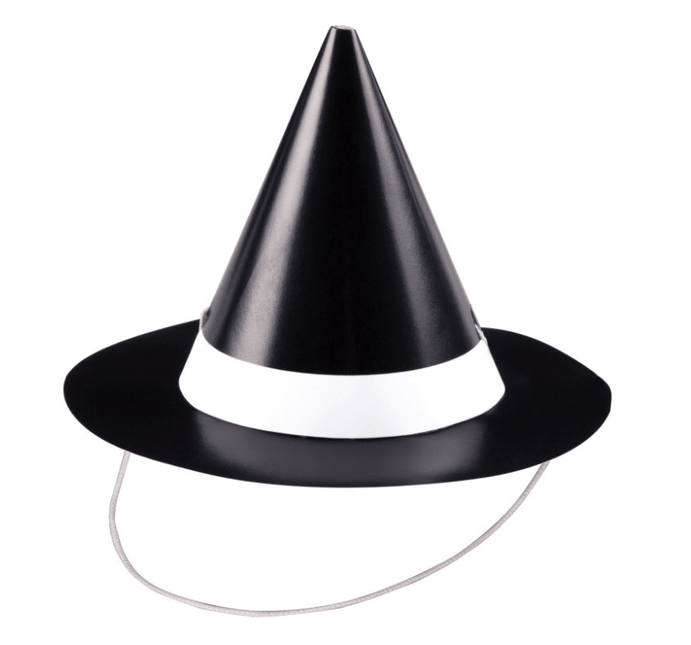 8 MINI WITCH PARTY HAT van Unique koop je bij Partywinkel
