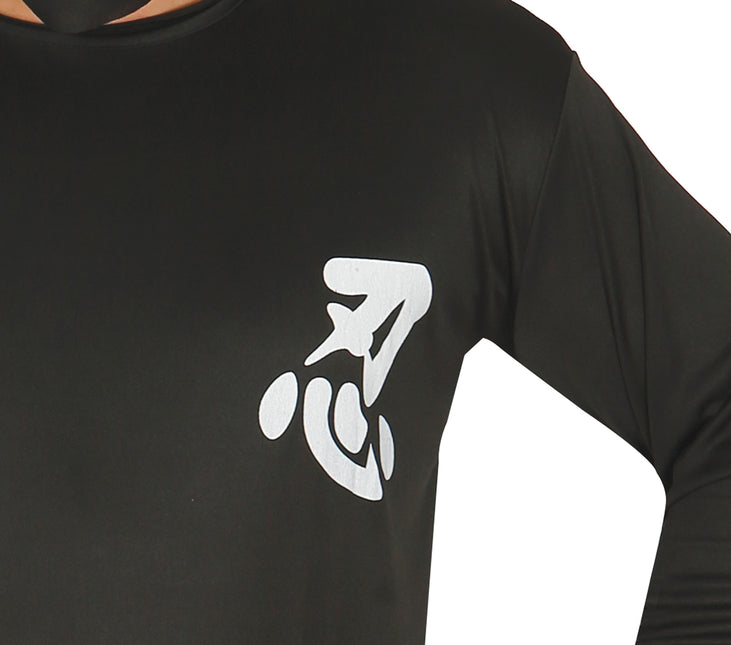 Ninja puku miehet musta L