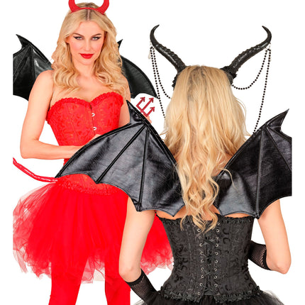 Halloween-siivet, lepakko, 84 cm