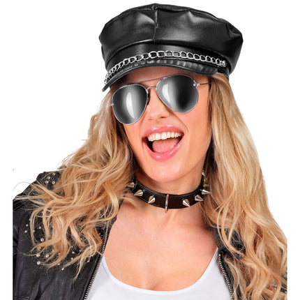 Halloween-kaulakoru, musta, piikkikuvioinen