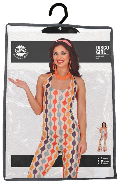 Disco 70S Jumpsuit Värilliset naiset