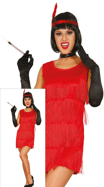 Charleston mekko punainen naiset