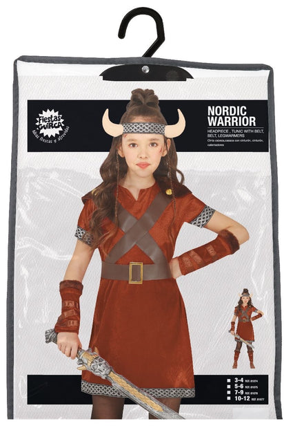 Viikinki tyttö puku