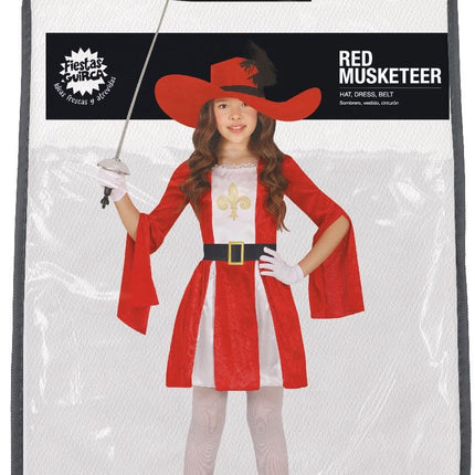Muskettisoturi tyttö puku