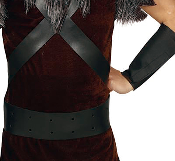 Viikinki puku ruskea poika