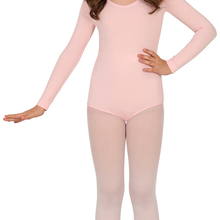 Tanssiva puku vaaleanpunainen tyttö