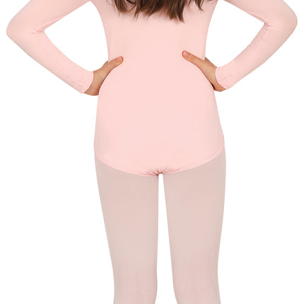 Tanssiva puku vaaleanpunainen tyttö