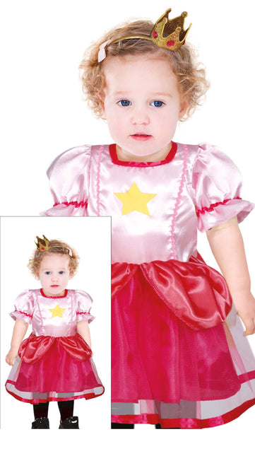 Prinsessa mekko vaaleanpunainen tyttö