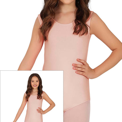 Tytön trikoo Beige Hihaton