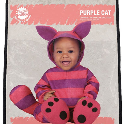 Violetti kissa puku vauva