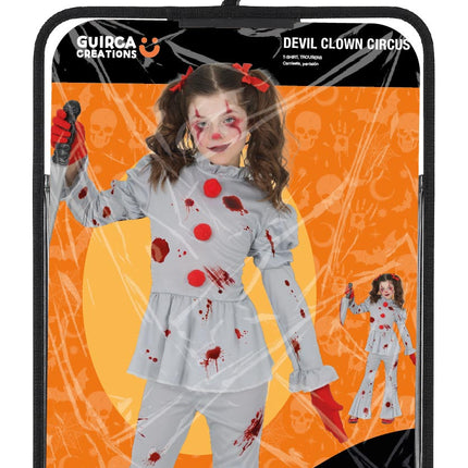 Halloween Kostuum Kind Duivelse Clown