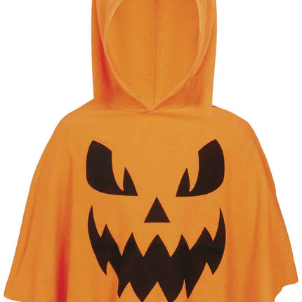 Halloween-poncho lapsille, kurpitsa