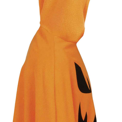 Halloween-poncho lapsille, kurpitsa
